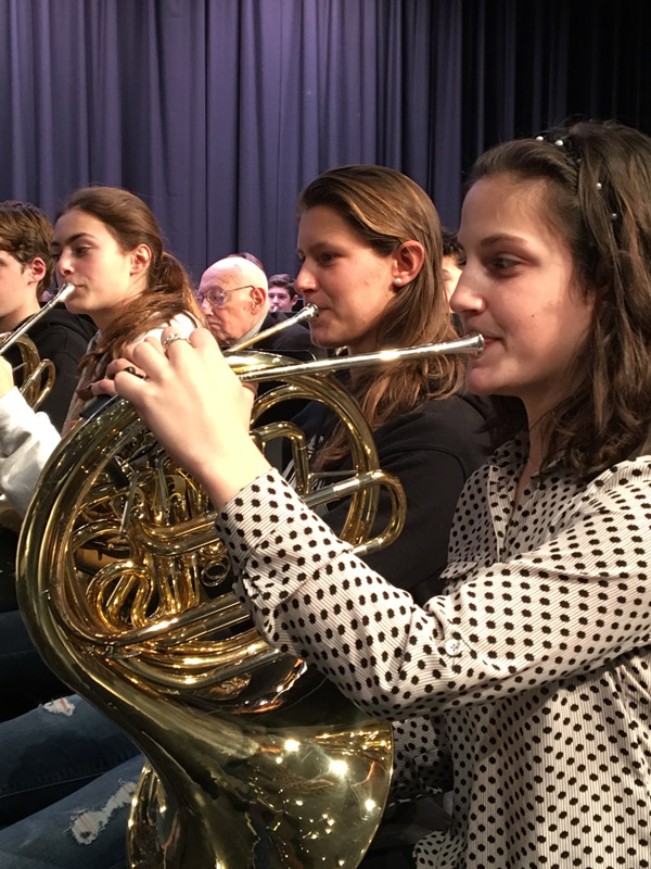 Huntington has some of the finest French horn players on Long Island.