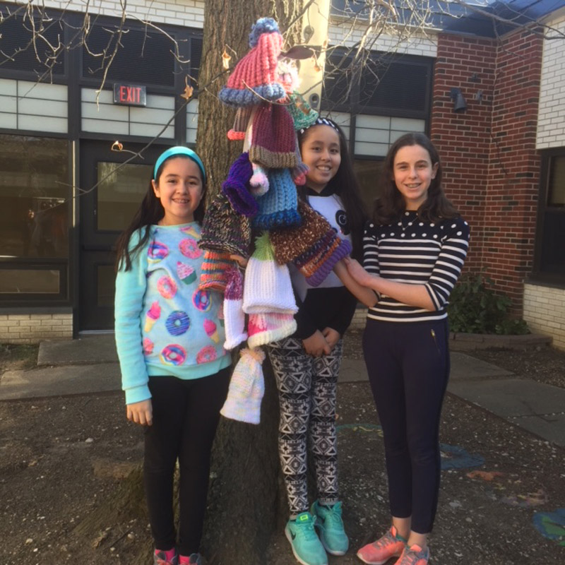 The Woodhull youngsters are proud of their efforts.