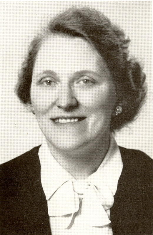 Math teacher Edna Van Wart in 1946.