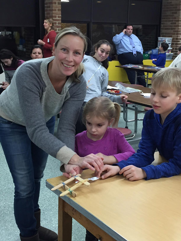 Jefferson Family STEM Night produced many smiles and dozens of happy children. 