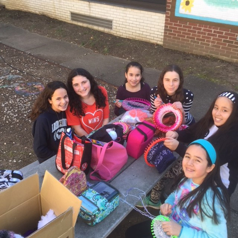 Six Woodhull School students are involved in an impressive project to help others.