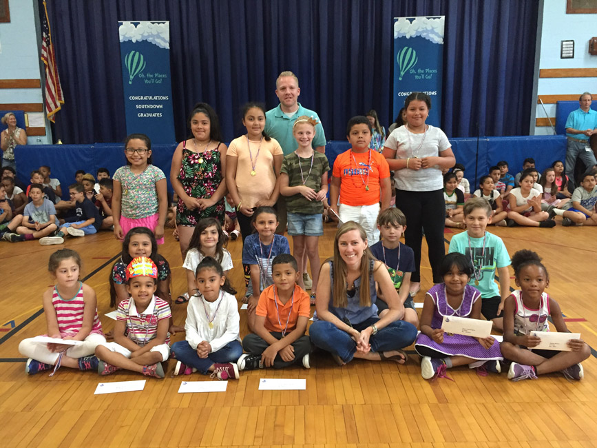 Southdown Primary School's Splash Award recipients for June