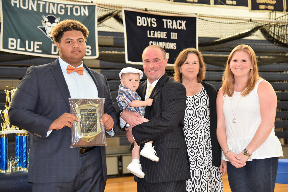 Fulton scholarship recipient Clay Jamison with members of the Fulton family 