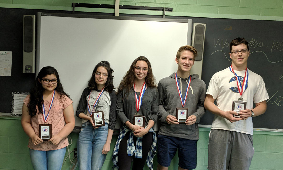 Huntington students turned in exceptional performances in this year's Le Grand Councours 