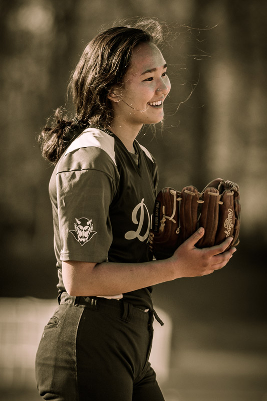Anna Wickey is one of the best softball players in Suffolk. (Darin Reed photo.)