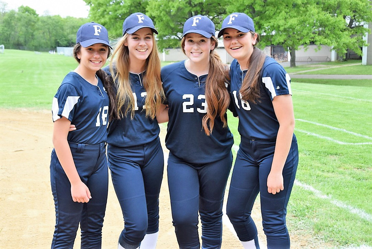 Finley players had a fun time on the softball team this past spring 