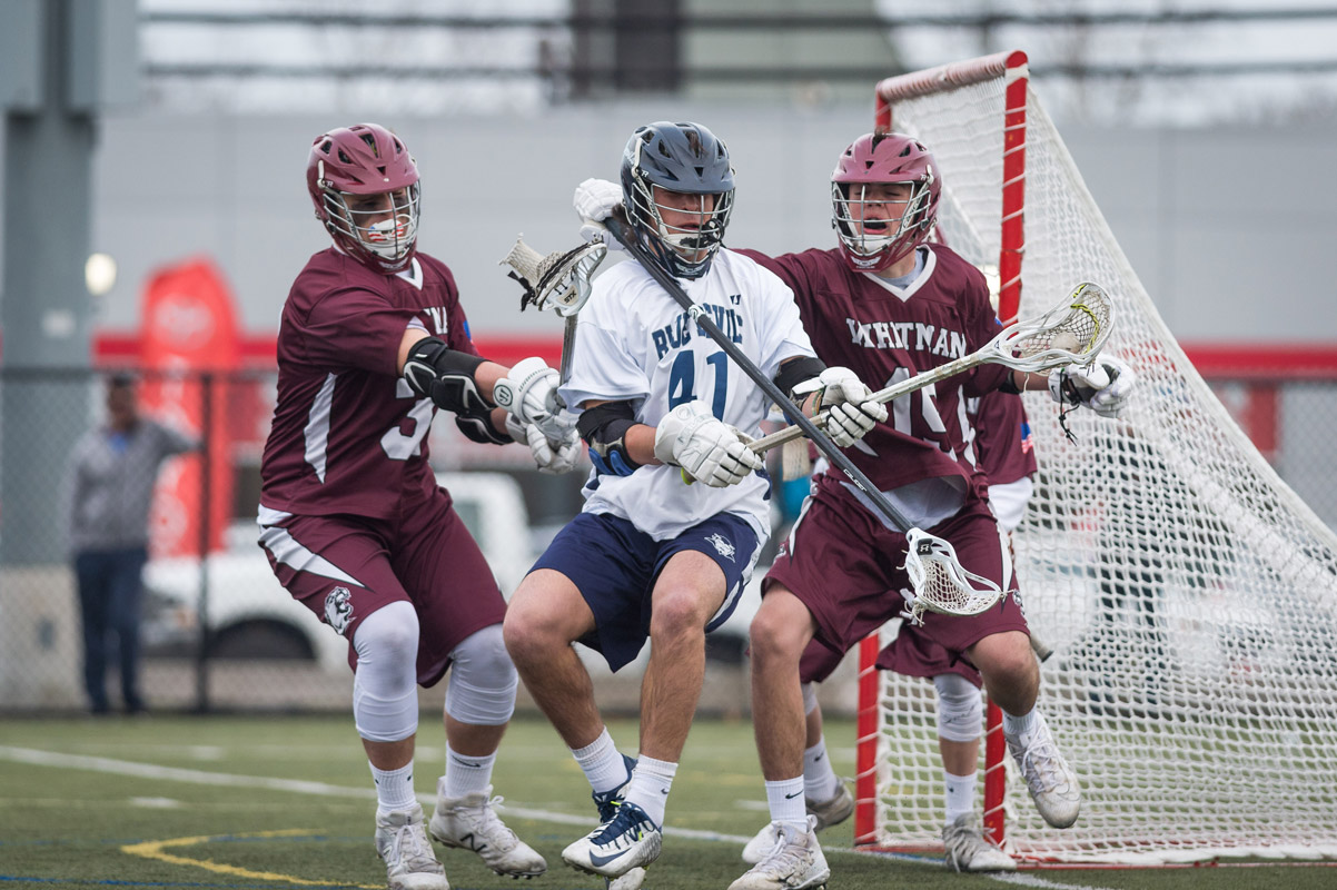 Jon Koumas seeks to evade the defense. (Darin Reed photo)  