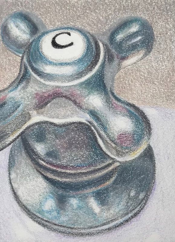 Huntington's Rachel Moss created gorgeous colored pencil and watercolor prints 
