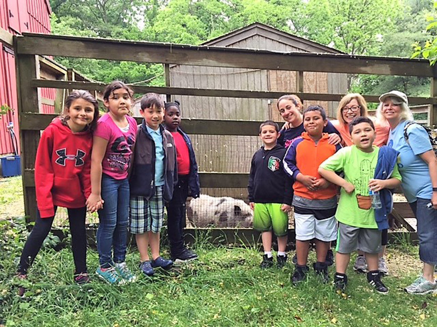 A group of Southdown School students enjoyed a visit to Sweetbriar Nature Center in Smithtown 