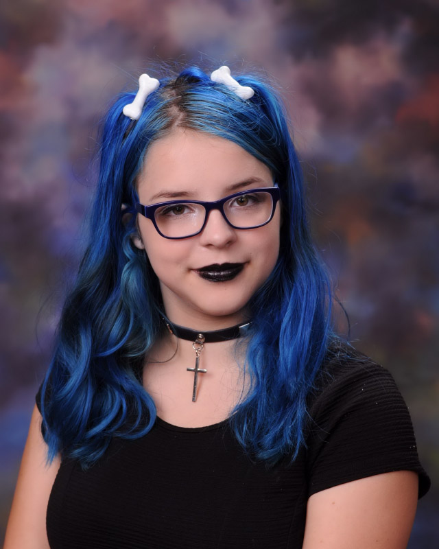 Huntington High School freshman Sarah Biernacki.