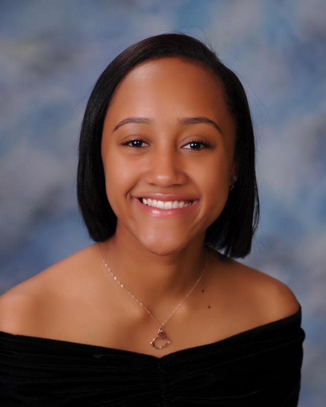 Huntington High School senior Daisha Melendez-Stokley