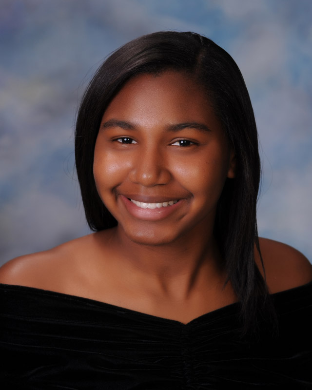 Huntington High School senior Nicole Leslie 
