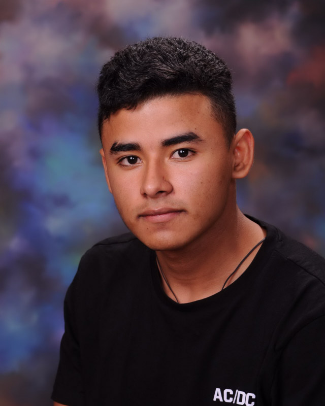 Huntington High School junior Edgar Rivas Lizama.