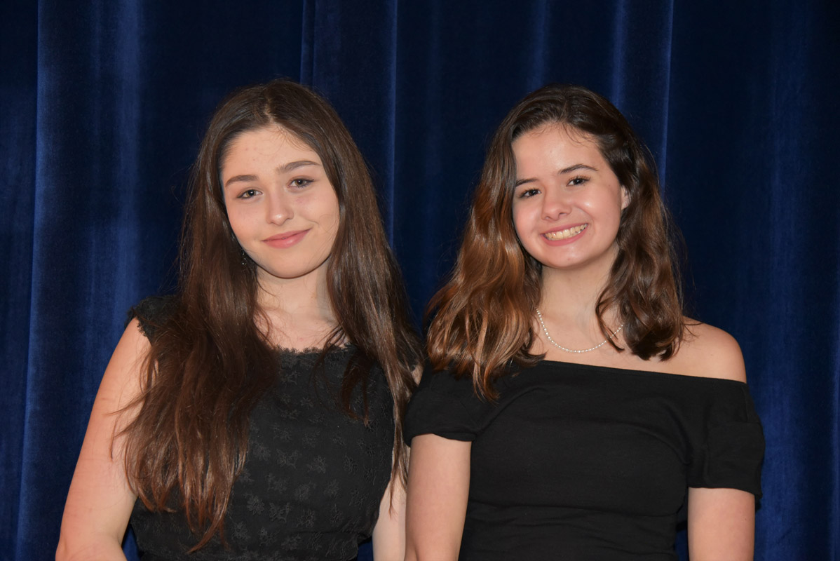 Freshmen Chloe Wheeler and Chloe Buffone gave memorable solo performances