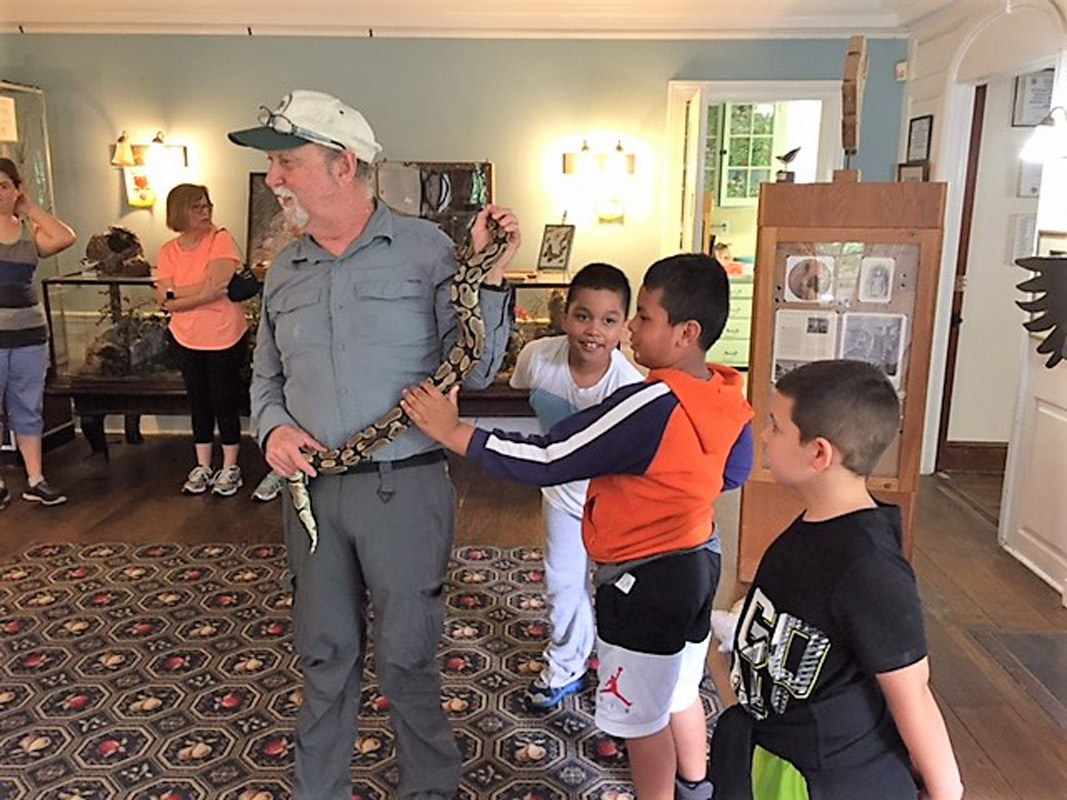 A group of Southdown School students enjoyed a visit to Sweetbriar Nature Center in Smithtown 