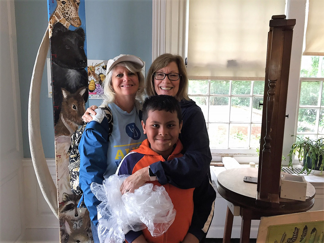 A group of Southdown School students enjoyed a visit to Sweetbriar Nature Center in Smithtown 