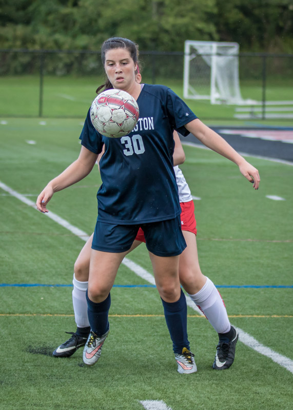 Catie Ricciardelli in action for Huntington. (Mike Connell photo)