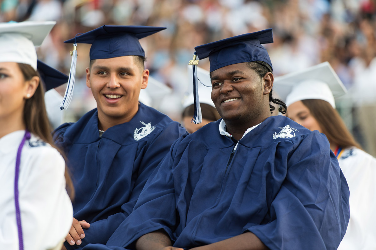 Huntington's Class of 2018 was a happy bunch at last Friday night's commencement.