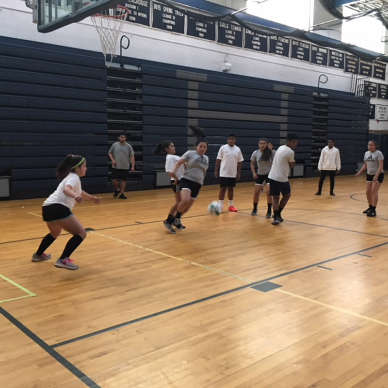 The tournament featured spirited games.