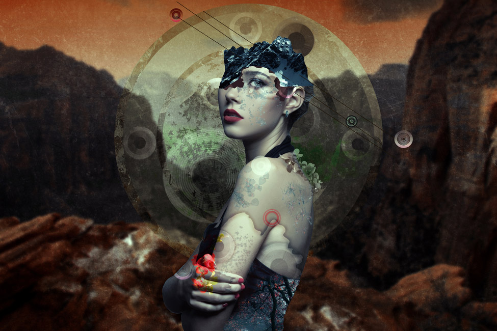 Huntington senior Michael Bradford's photographic college titled Human Nature is on exhibit.