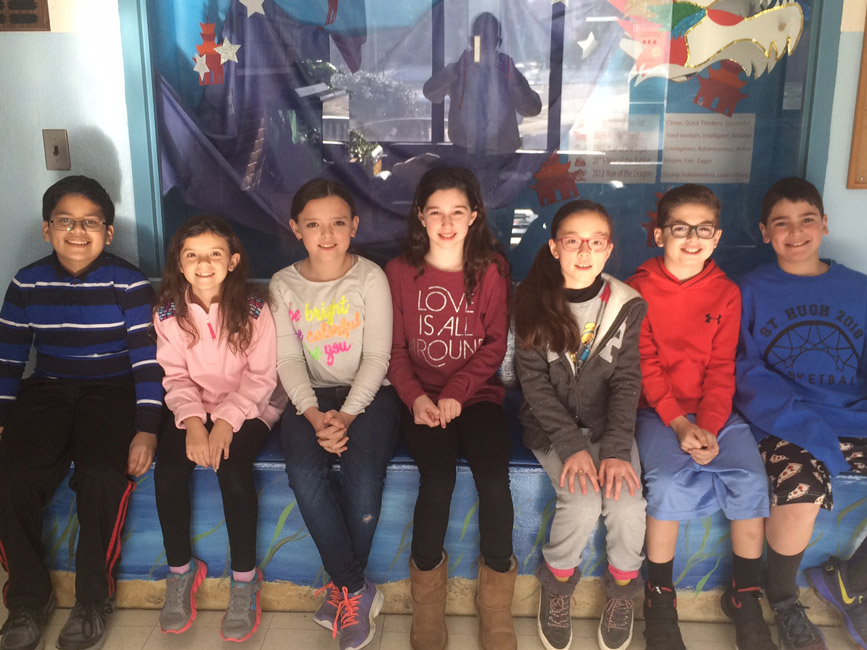Southdown Primary School's Science Fair award recipients.