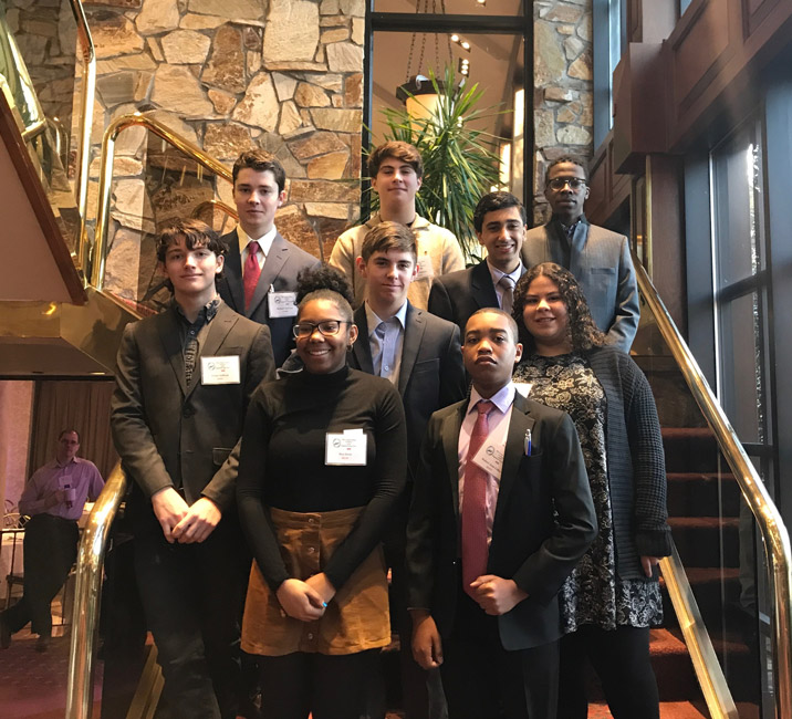 Huntington sent nine high-powered students to compete at the LI Science & Engineering Fair.