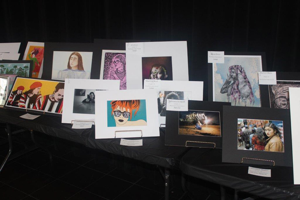The work of Huntington High School artists made for a sensational exhibit 