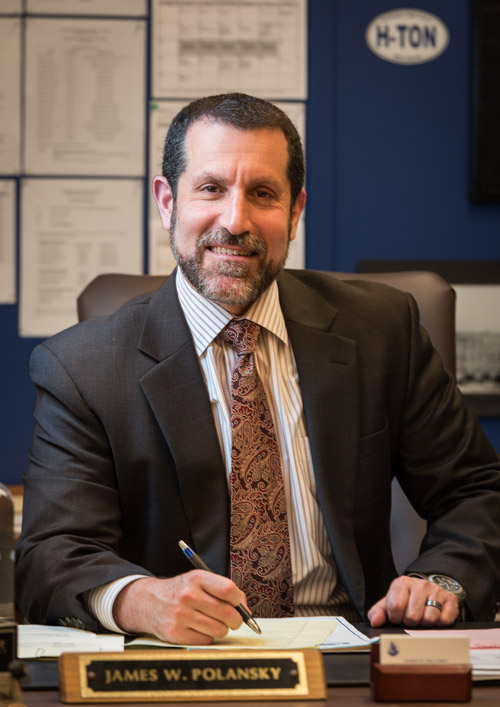 Huntington Superintendent James W. Polansky. (Darin Reed photo.)