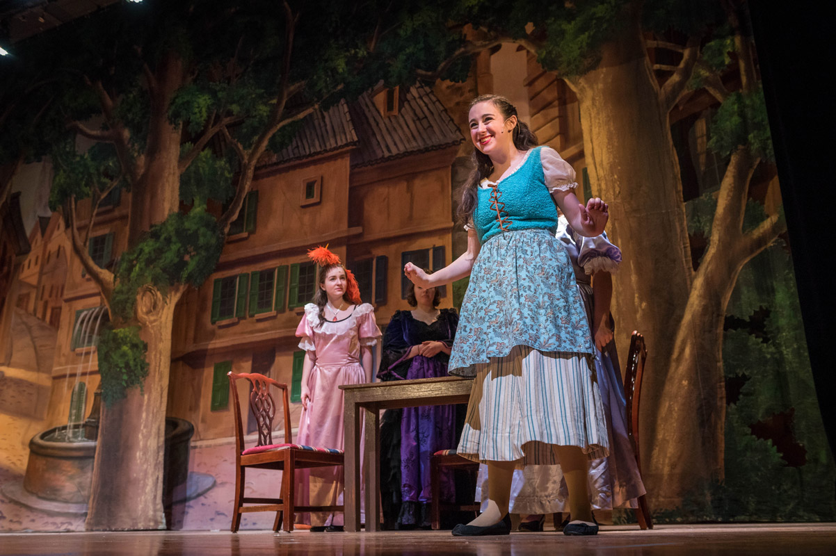 The Huntington High School drama club presents Cinderella on Friday and Saturday. (Darin Reed photo.)