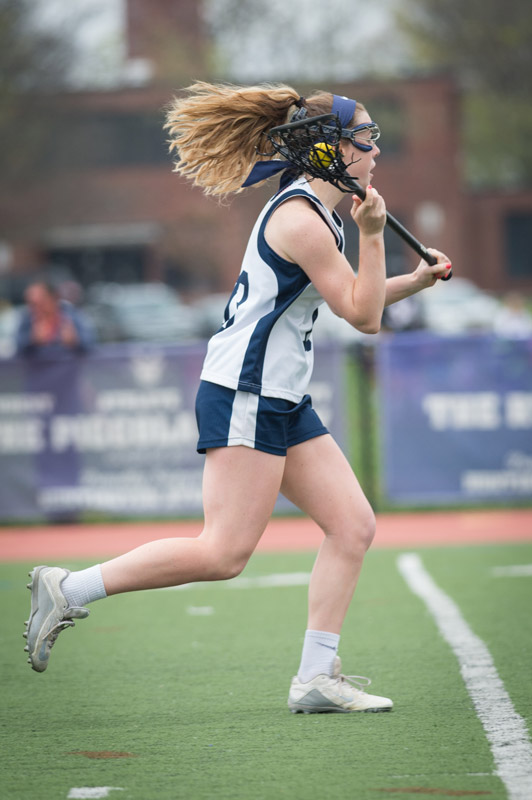 Emma Greenhill is one of Huntington's most talented players. (Darin Reed photo.)