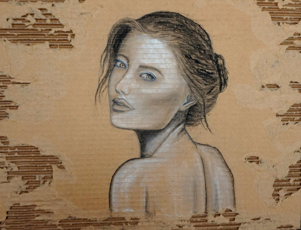 Huntington senior Nicole Muszynski produced a stunning piece.
