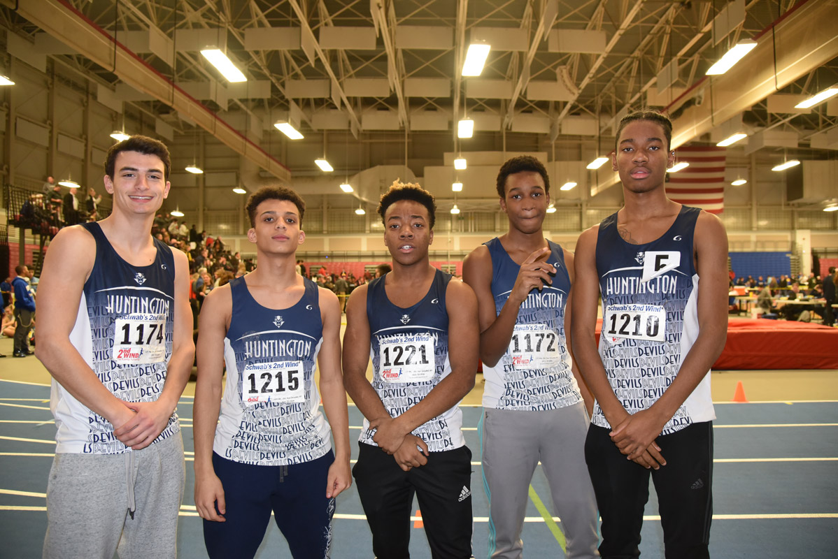 Huntington's 4x200m relay team will compete in the New York State Track & Field Championships at Staten Island.