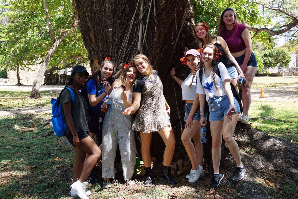 The Huntington HIgh School students had plenty of fun on a trip to Panama