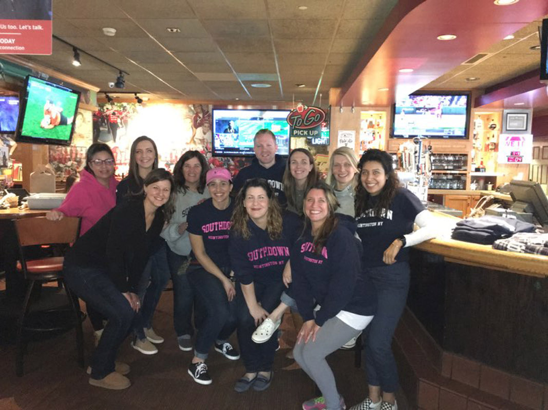 The Southdown School community turned out for the PTA's annual pancake breakfast at Applebee's