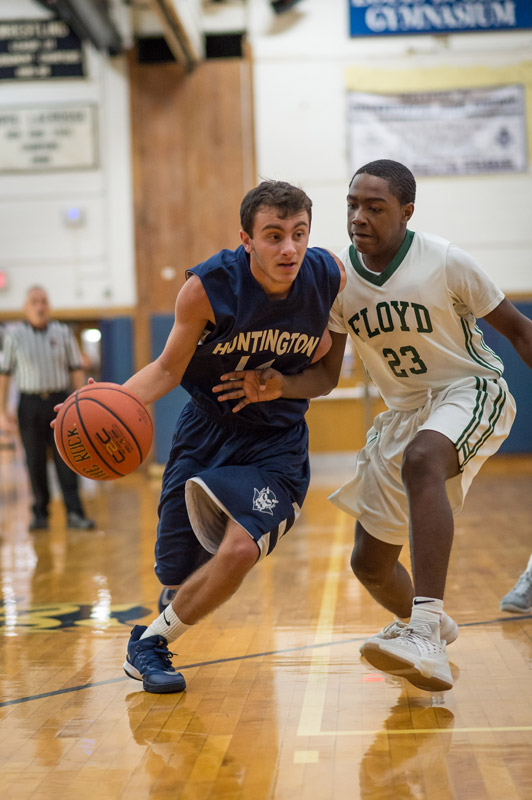 Blue Devil senior Gerard Federici drives around the defense. (Darin Reed photo.)