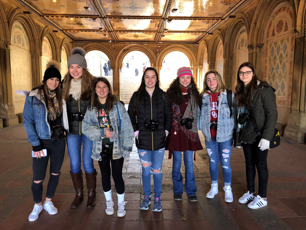 Huntington photographers took delight in the opportunities they had in Manhattan. (Darin Reed photo.)