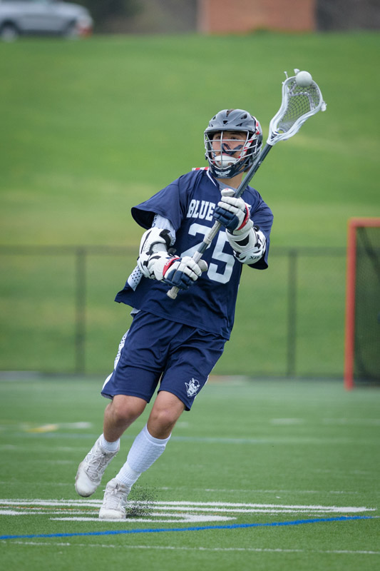 Huntington's Freddie Amato had five goals and two assists in the season opener. (Darin Reed photo.)