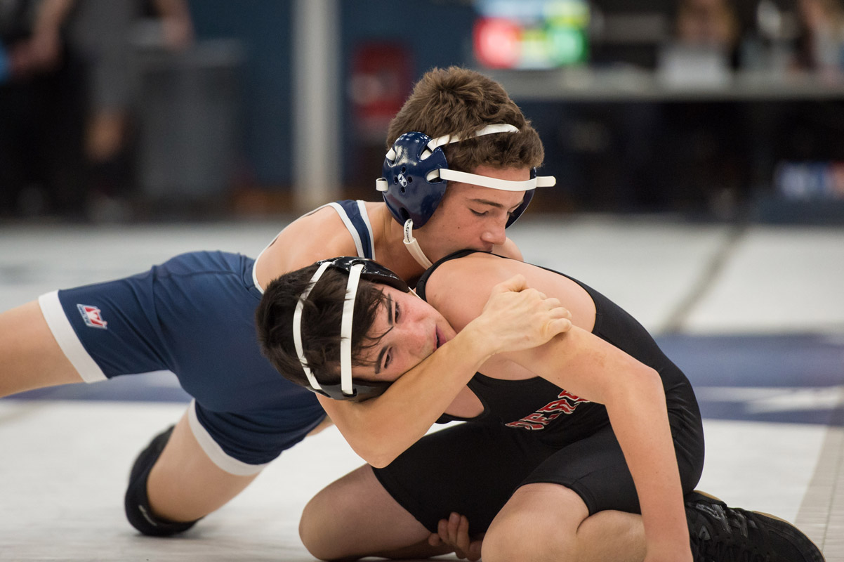 The Huntington wrestling program is looking to recapture its storied magic. (Darin Reed photo.)
