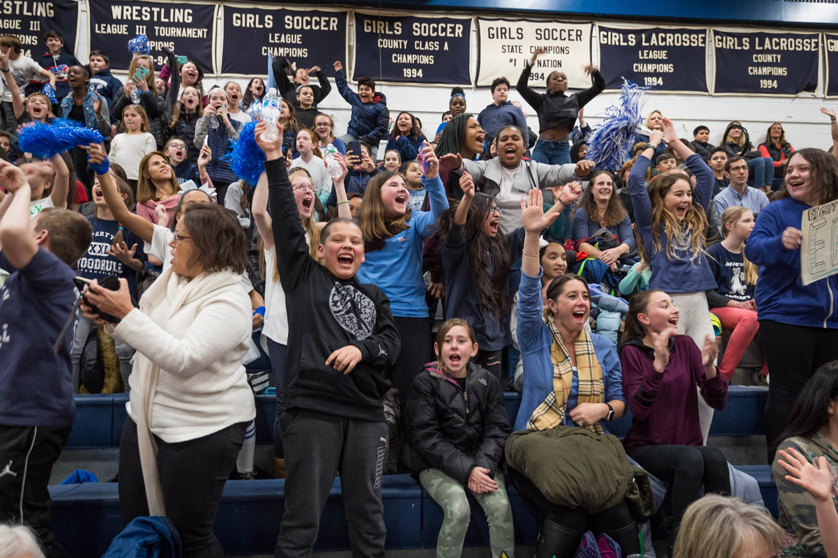 A near capacity crowd filled Louis D. Giani Gymnasium for the game. (Darin Reed photo (1)