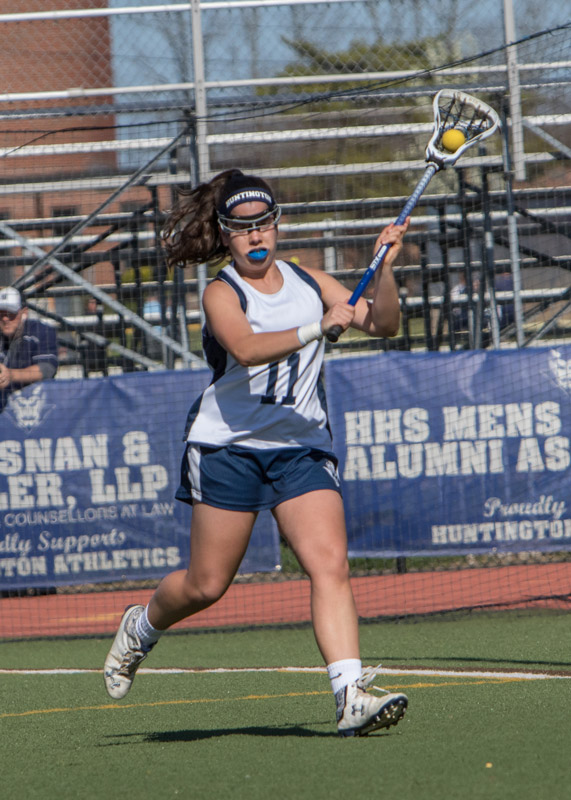 Isabella Piccola is one of Huntington's top players this spring. (Mike Connell photo.)