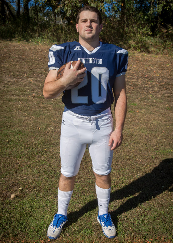 Sam Bergman in his Blue Devil uniform. (Darin Reed photo.)
