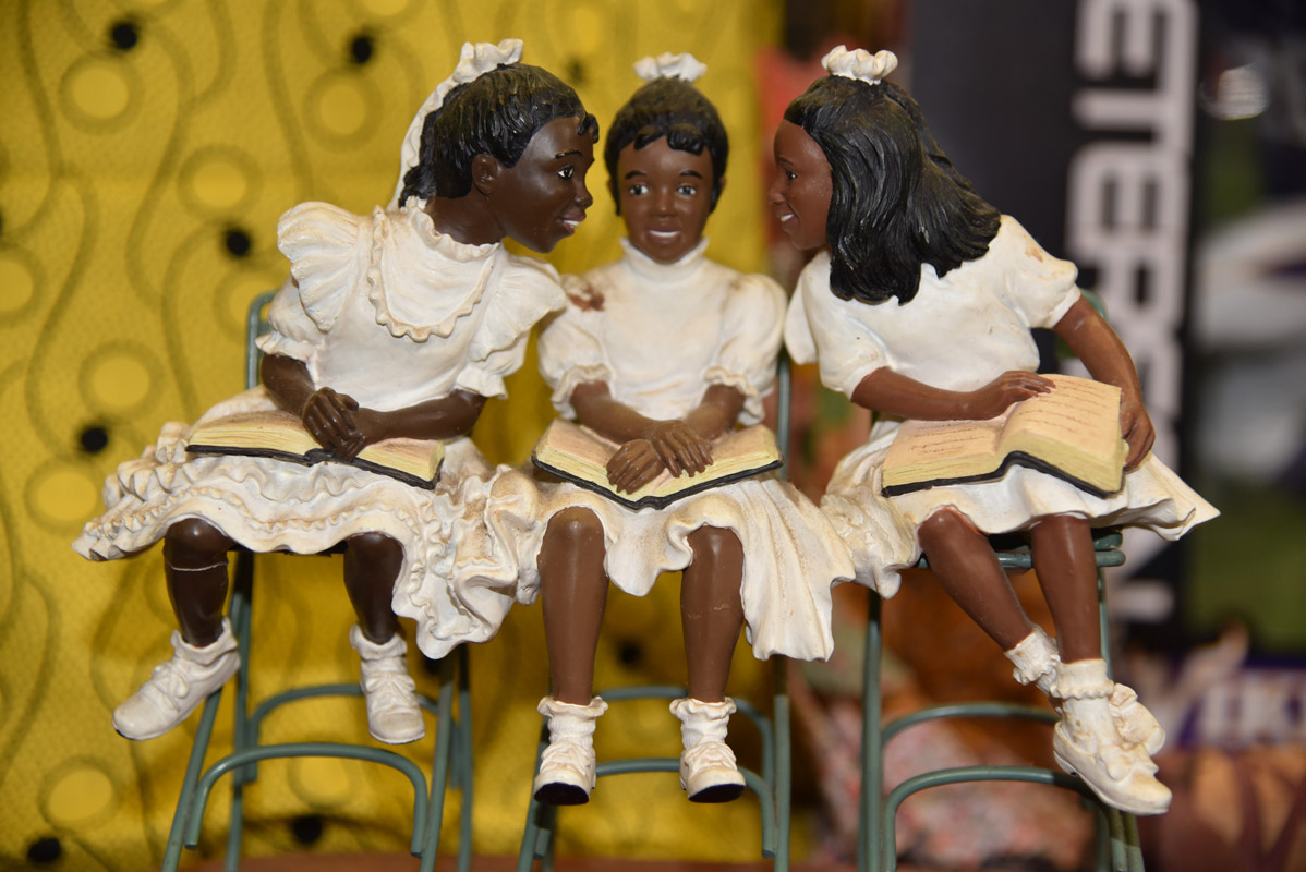 The Black History Month displays Huntington High School and Finley Middle School contain many fascinating items.
