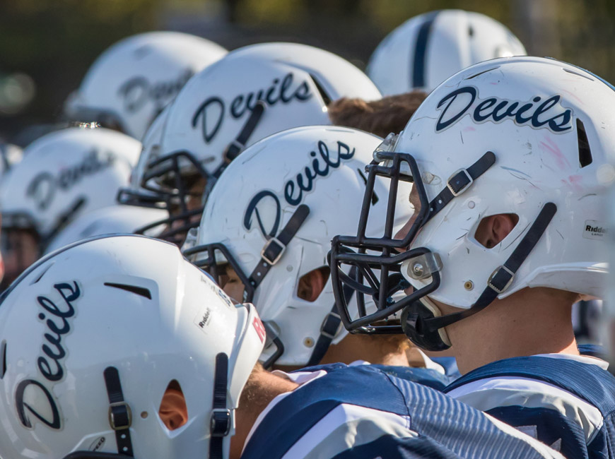 The Blue Devils will take on Smithtown East on Homecoming Day next fall. (Mike Connell photo.)