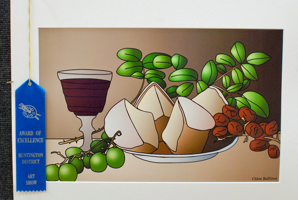 Student artwork was displayed at the annual HUFSD Art show on May 15-16.
