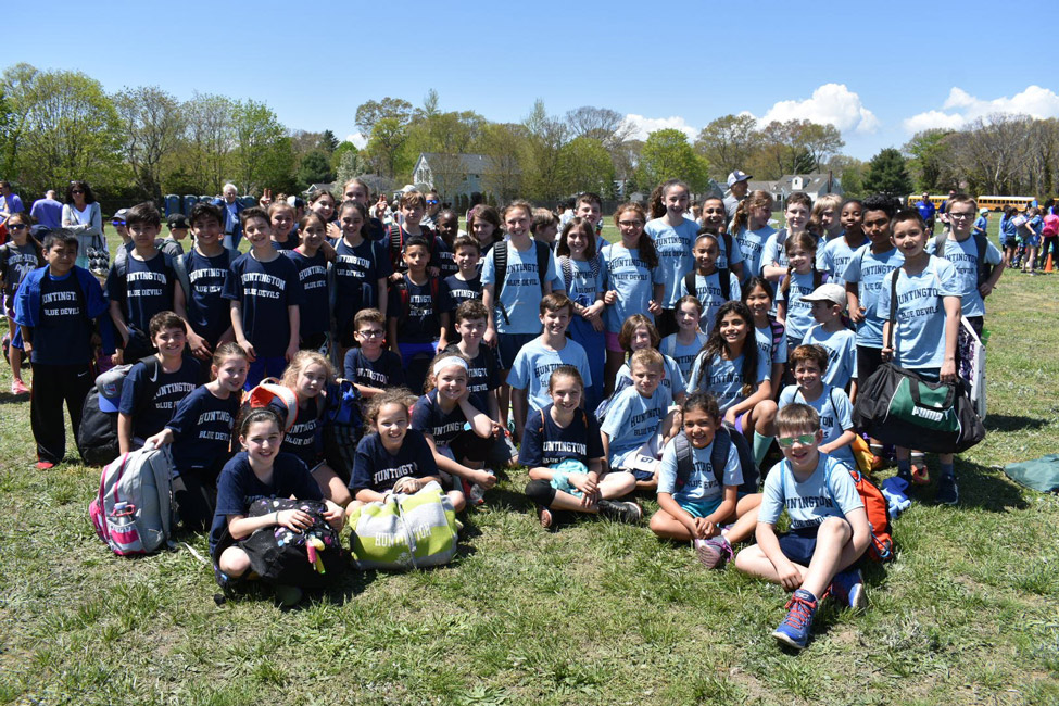 Huntington sent an energetic contingent for the Suffolk Fit Club competition