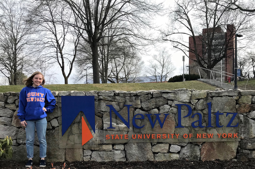 Huntington Senior Nancy Glascock Chooses New Paltz