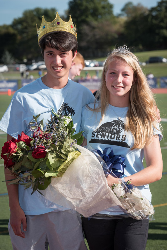 2017 Homecoming Day king and queen, Ryan Smith and Alexandra Lourenso. (Darin Reed photo)