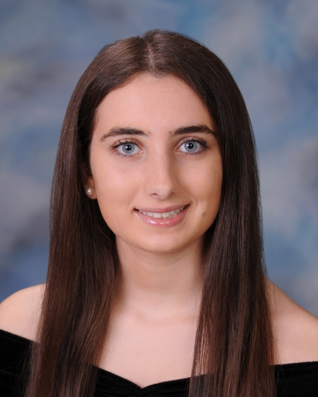 Huntington High School senior Olivia Hannigan