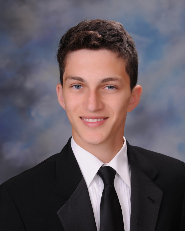 Huntington High School Class of 2018 valedictorian Aidan Forbes.