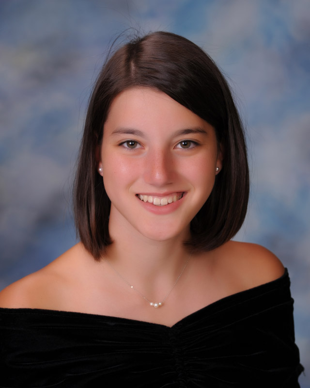 Huntington High School senior Gaia D'Anna.